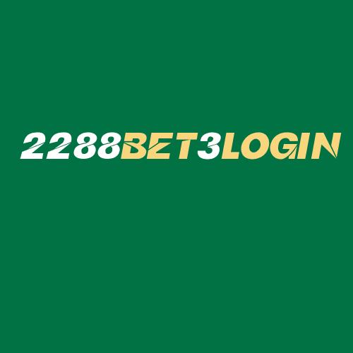 Logo da 2288BET3LOGIN