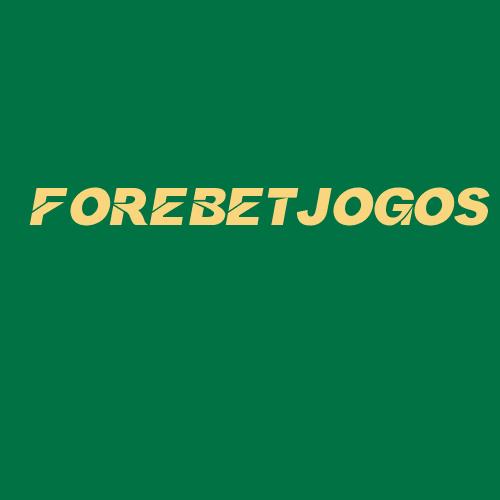 Logo da FOREBETJOGOS